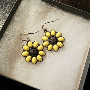 Lucky Brand Sunflower Earrings